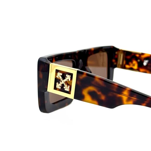 New, OFF-WHITE Sunglasses Leonardo OERI049 6064 Authentic